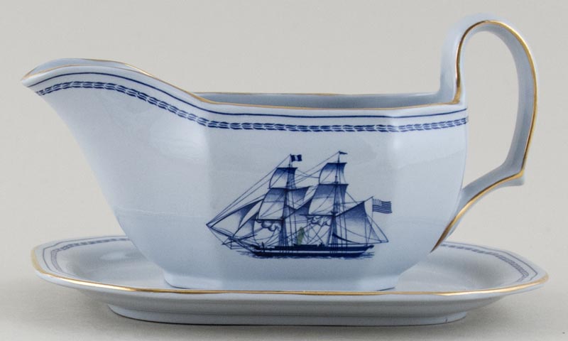Sauce Boat and Stand c1970
